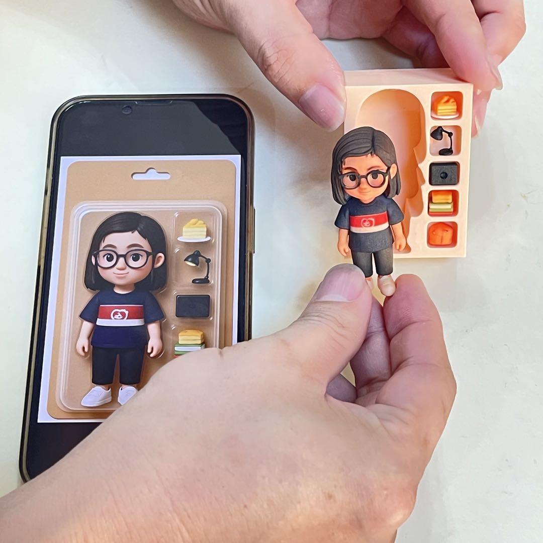 ミニチュア　リーメントに　ドールハウス　AI フィギュア　1/64より大 ミニチュア リーメントに ドールハウス AI フィギュア 1/64より