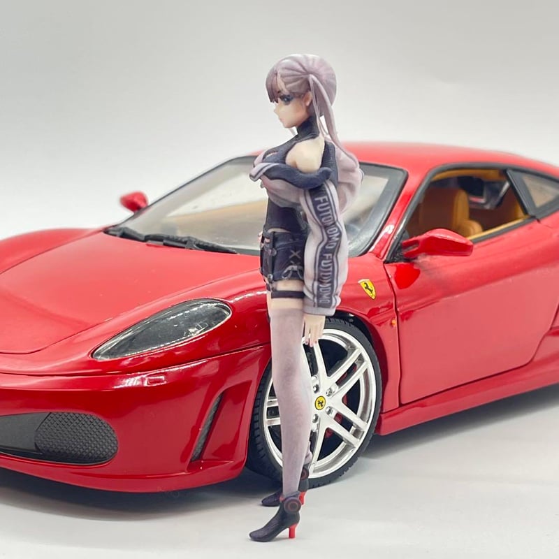 1/18 Q-JP-2 フィギュア 完成品 ミニカーに リアルフィギュア