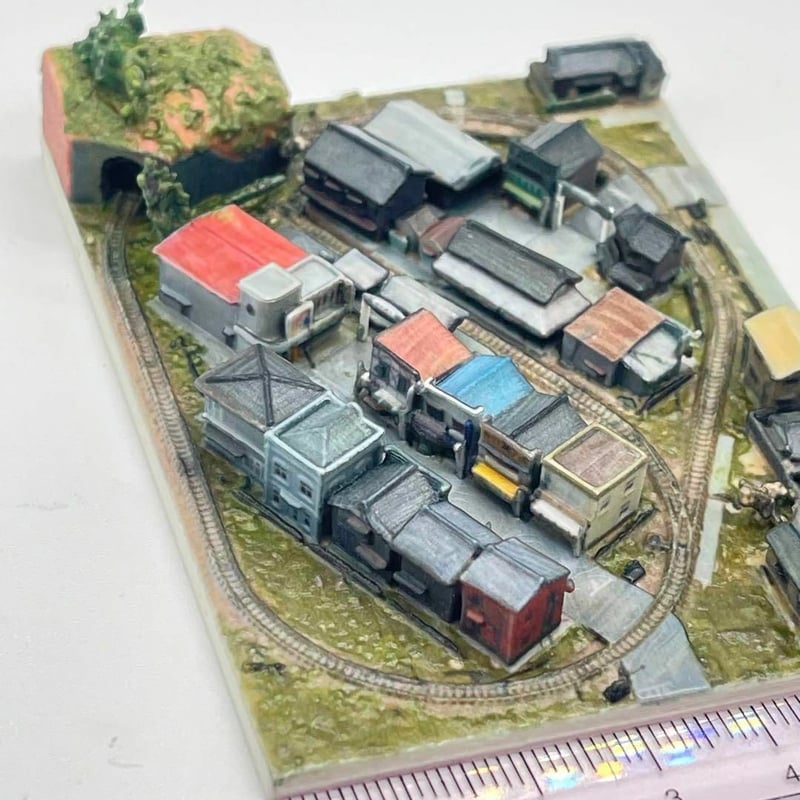 1/1060 ミニミニ鉄道模型　ジオラマ　フィギュア　1/64より小　レイアウト 1/1060 ミニミニ鉄道模型 ジオラマ フィギュア 1/64より小