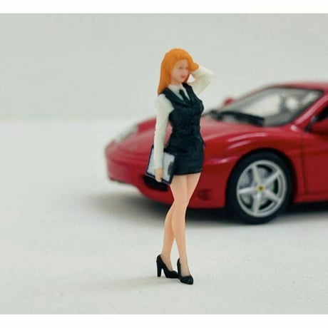 完成品　1/64 オーシャンコスモス　0089 フィギュア　ミニカーに　ジオラマ