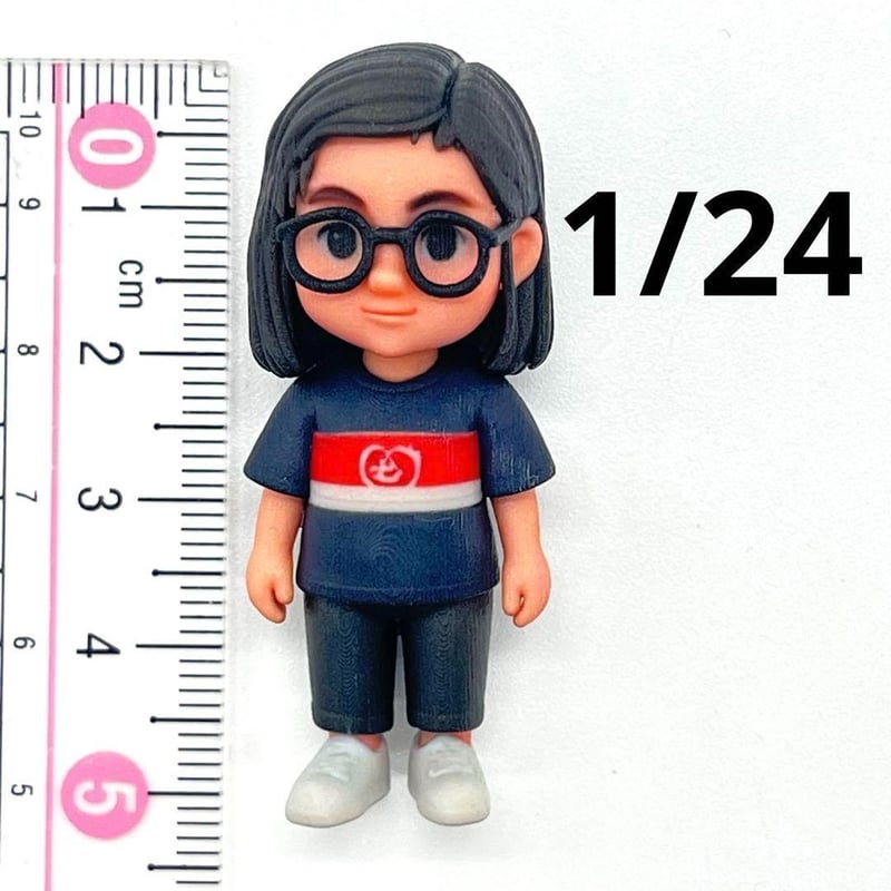 mikanreito様　フィギュア　ミニチュア　1/64より大 1/24 フィギュア 完成品 AIフィギュア 1/64より大 ミニチュア