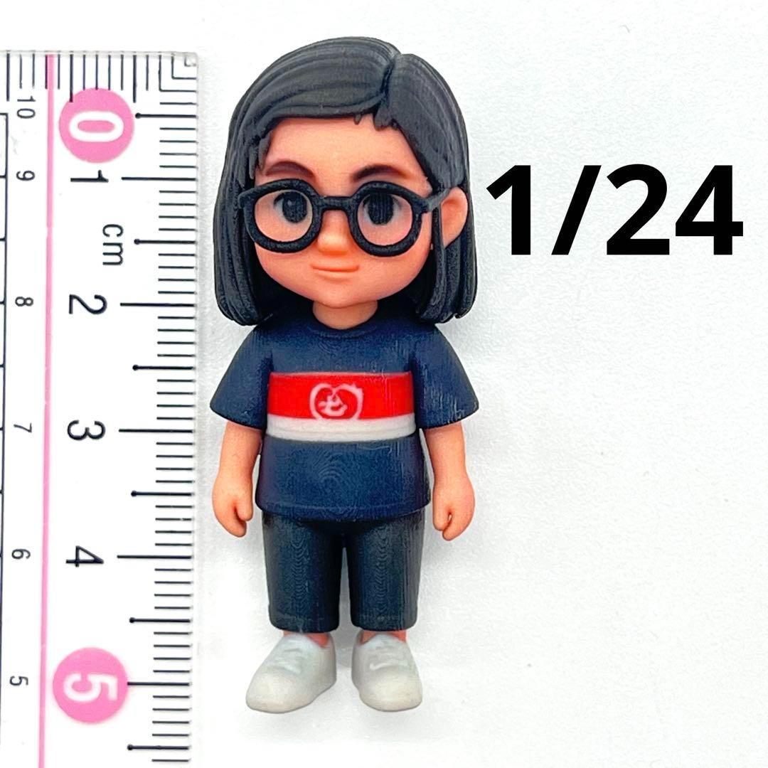 1/24 1/35 犬とお姉さん　フィギュア　1/64より大　ミニチュアイメージ 1/24 フィギュア 完成品 AIフィギュア 1/64より大 ミニチュアイメージ