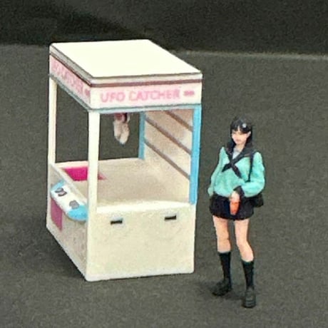 1/64 クレーンゲーム機　ゲーム機　ゲーセン　フィギュア　ジオラマ　ミニカーに