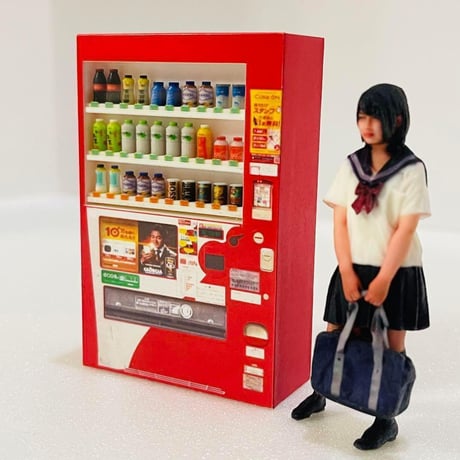 1/24 飲物立体　自販機　ミニチュア　フィギュアに　ドールハウスに　ジオラマに　ミニカーに　ミニチュアイメージ