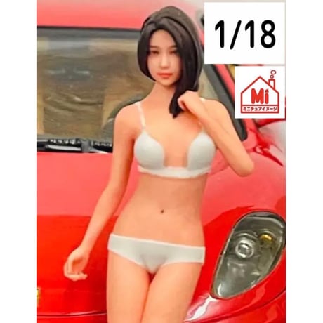 1/18★jk3★女子高生★フィギュア★ミニカーに★リアルフィギュア　３Dフィギュア　★ジオラマに