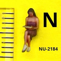 Nゲージ　NU-2184 フィギュア　完成品　リアルフィギュア　ミニチュアイメージ　　鉄道模型　ジオラマ