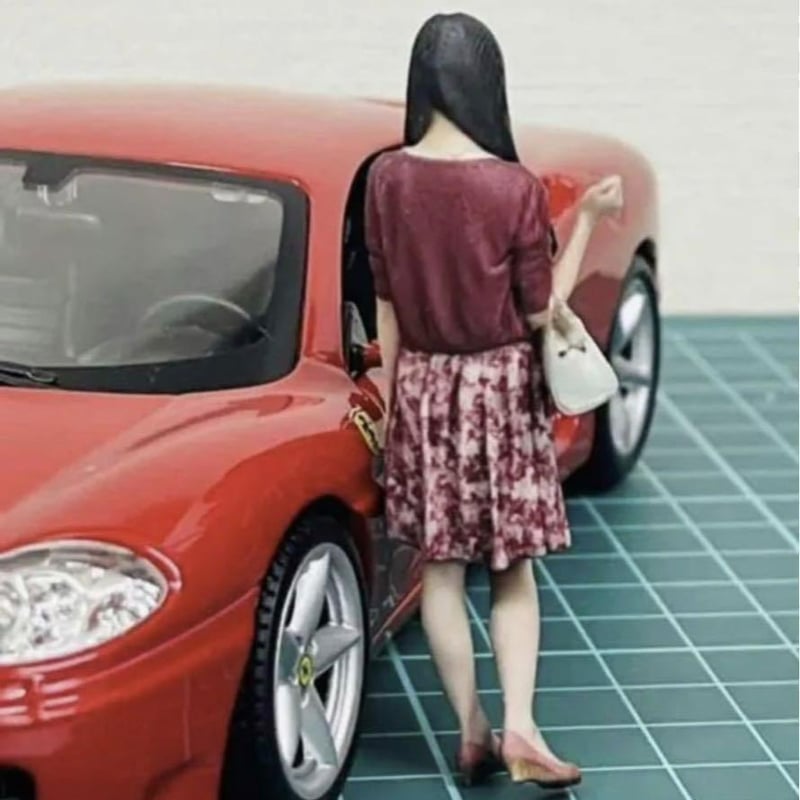 1/24☆79-2☆フィギュア☆ミニカーに☆リアルフィギュア 完成品