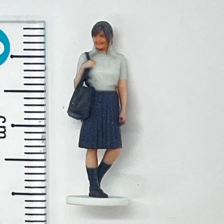 1/64 台付　3DA-X-PT-007 女子高生　フィギュア　ミニカーに