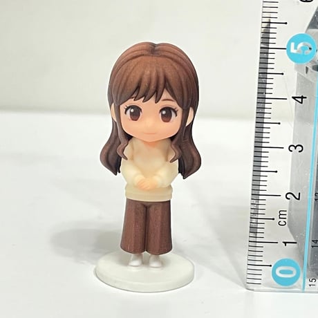 ミニチュアイメージお姉さん　フィギュア　ねんどろいど風　1/64より大　ミニカー ドールハウスに