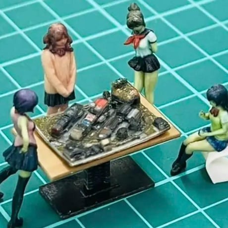 ミニチュア★1/64★フィギュアに★ミニミニ鉄道模型★ジオラマ★ミニカー撮影