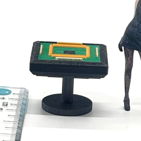 1/43 麻雀台　マージャン台　ミニチュア　フィギュアに　ミニチュアイメージ　ジオラマに　３D
