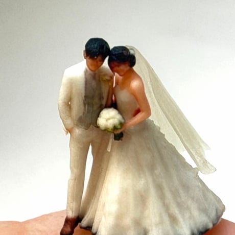HOゲージ　1/80 ウエディング　結婚式　フィギュア　1/64より小