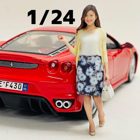 完成品　1/24 53-1 ￼フィギュア　ミニカーに　1/64より大