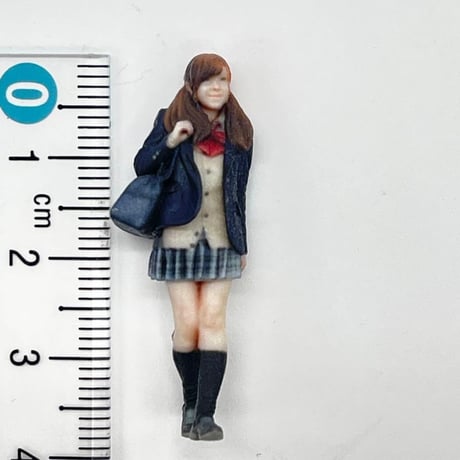 1/43 3DA-X-PT-008 女子高生　フィギュア　３Dフィギュア　ミニチュアイメージ　完成品　ミニチュア