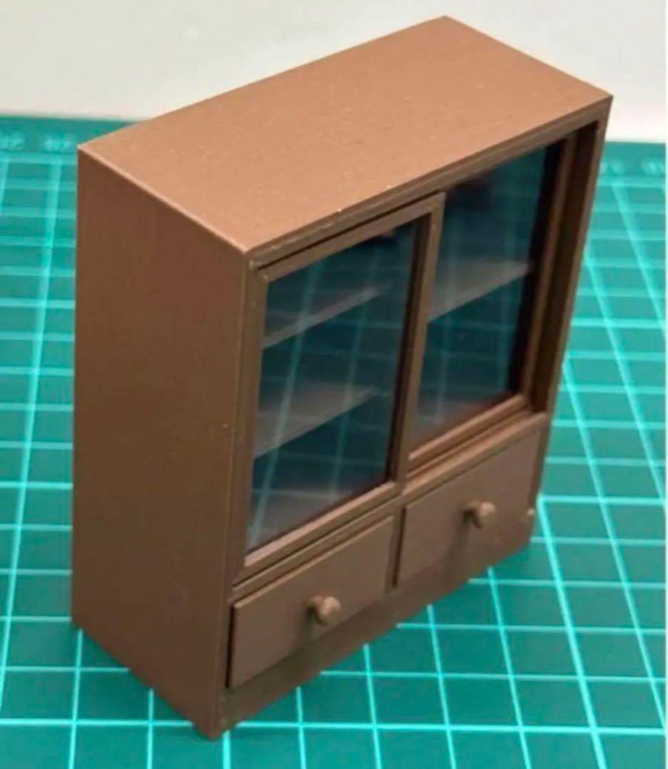 ミニチュア 食器棚 ドールハウスに フィギュアに 家具 リーメントに