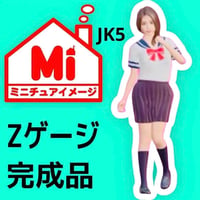 Zゲージ　JK5 女子高生　フィギュア　　鉄道模型　リアルフィギュア　ジオラマに