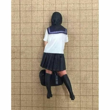 1/24★jkn★女子高生★フィギュア★ミニカーに★リアルフィギュア★ジオラマに