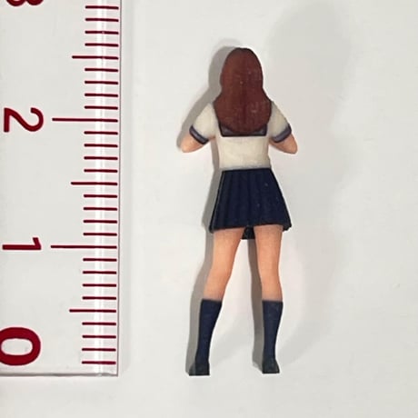 1/64 フィギュア　セーラー服　JK ハート　女子高生　ミニカー　トミカに