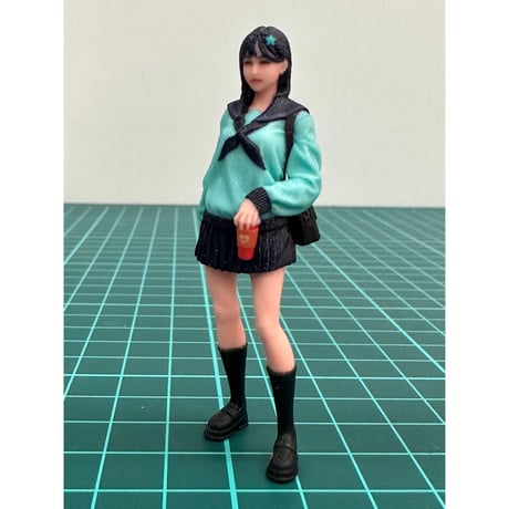 1/24 オーシャンコスモス0071　フィギュア　女子高生　完成品　リアルフィギュア