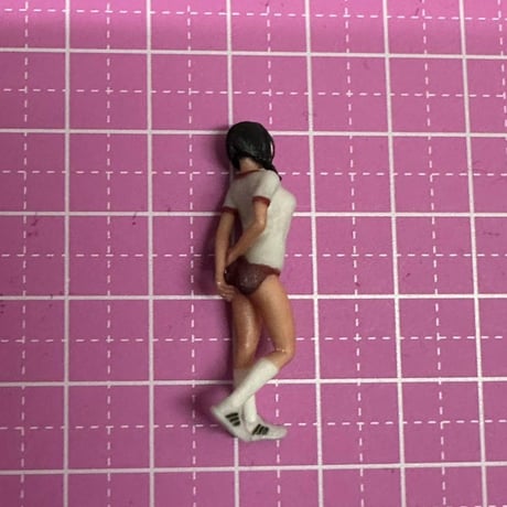 1/43 JK20 おさげ　フィギュア　　完成品　リアルフィギュア　ミニカーに