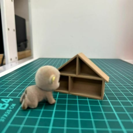 ミニチュア　ミニミニドールハウス　ドールハウスに　フィギュアに　1/64より小