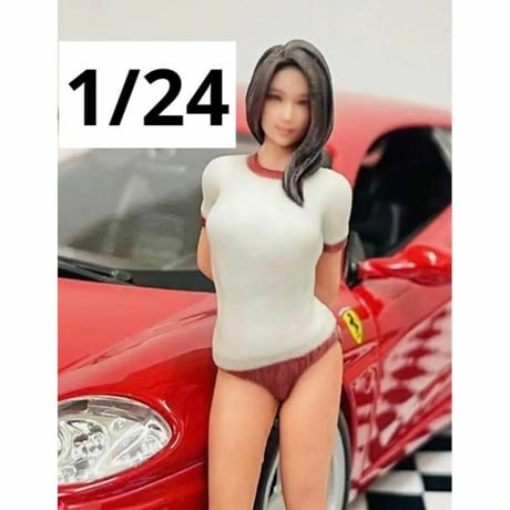 jk-6★1/24★フィギュア★リアルフィギュア★ミニカーに★ジオラマに　完成品