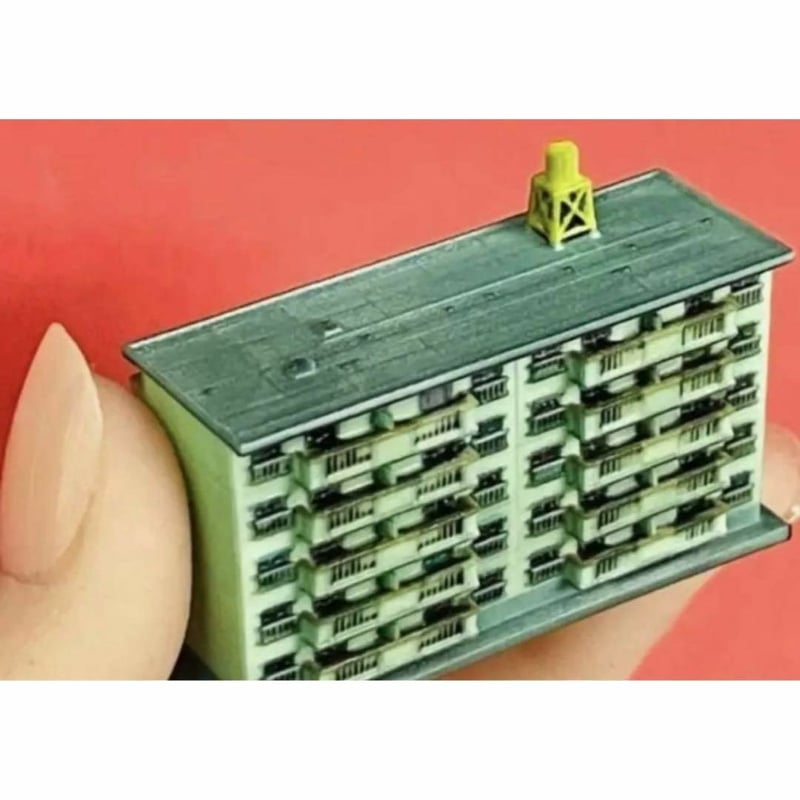 1/700団地☆ミニチュア フィギュア☆リアルフィギュア 建築模型 1/700団地☆ミニチュア フィギュア☆リアルフィギュア 建築模型