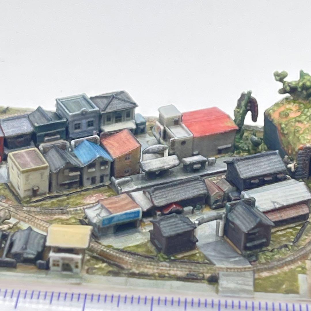 横幅7cm ミニチュア 鉄道模型 ジオラマ Nゲージより小 食玩フィギュア