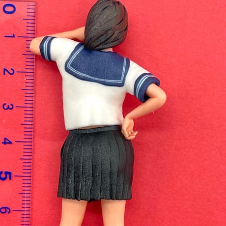 完成品　1/18 JK 5T フィギュア　女子高生　ミニカーに　リアルフィギュア　ミニチュア