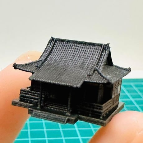 1/600★寺院★建物★フィギュアに★住宅模型　建築模型　ドールハウス★Nゲージより小★ジオラマに
