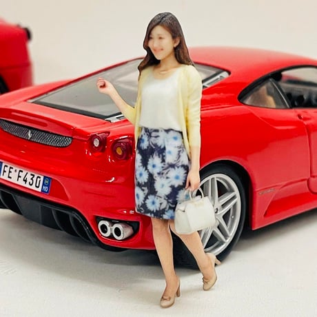 完成品　1/24 53-1 ￼フィギュア　ミニカーに　1/64より大
