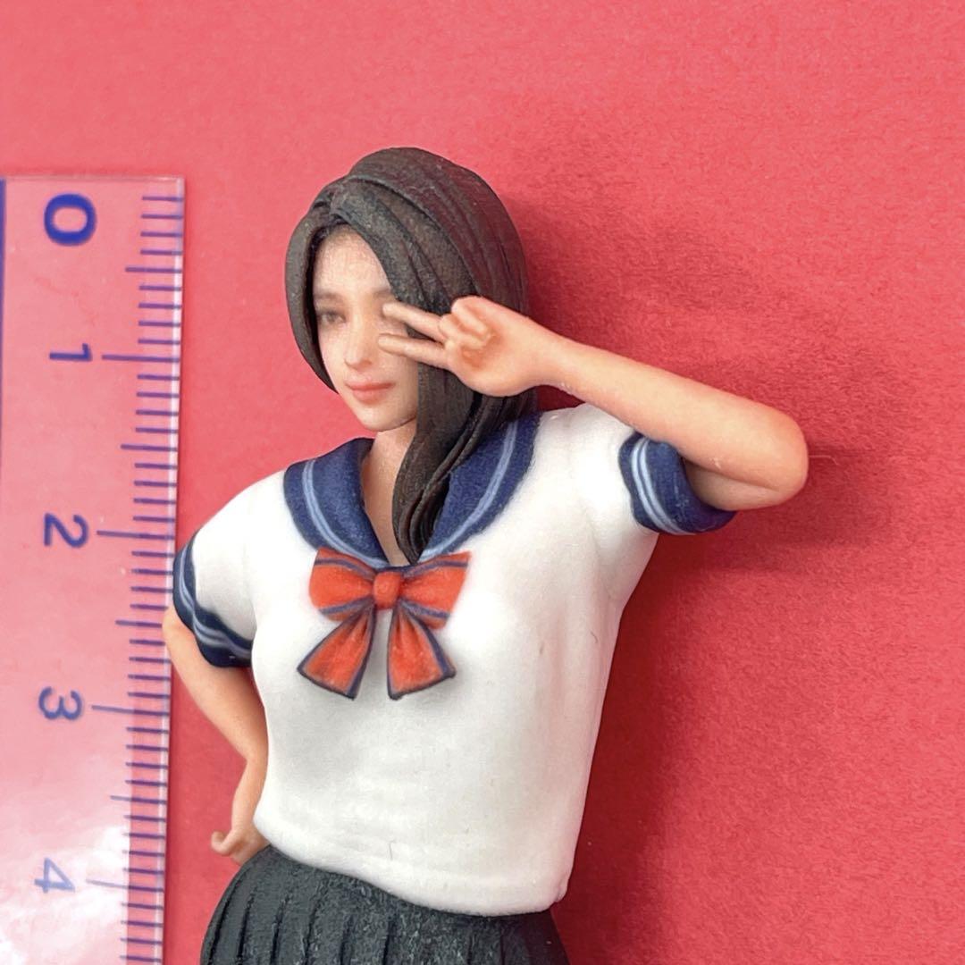 1/18 JK1 女子高生　フィギュア　完成品　1/64より大　ミニカーに 1/18 JK1 女子高生 フィギュア 完成品 1/64より大 ミニカーに