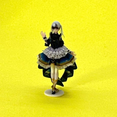 1/64 Q-C-01 フィギュア　完成品　ミニカーに　ミニチュア　ジオラマに