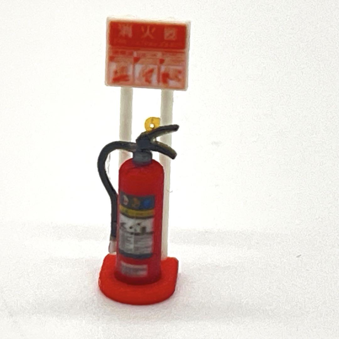 1/43 消火器とスタンド ミニチュア フィギュアに ミニカーに 3D