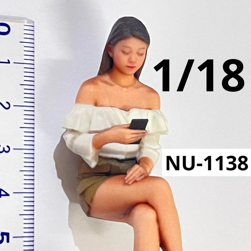 完成品　1/18 ヌミック　1138 フィギュア　ミニカーに　1/64より大 1/18 NU-1138 フィギュア 完成品 ミニカーに リアルフィギュア