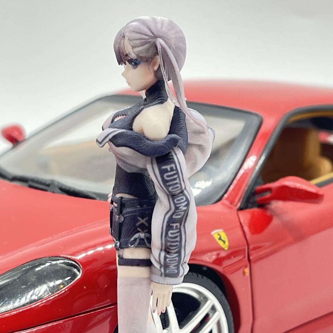 1/18 Q-JP-2 フィギュア 完成品 ミニカーに リアルフィギュア