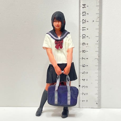 1/12 女子高生　JKN フィギュア　リアルフィギュア　完成品　1/64より大　ミニチュア　ドールハウスに　ミニチュアイメージ