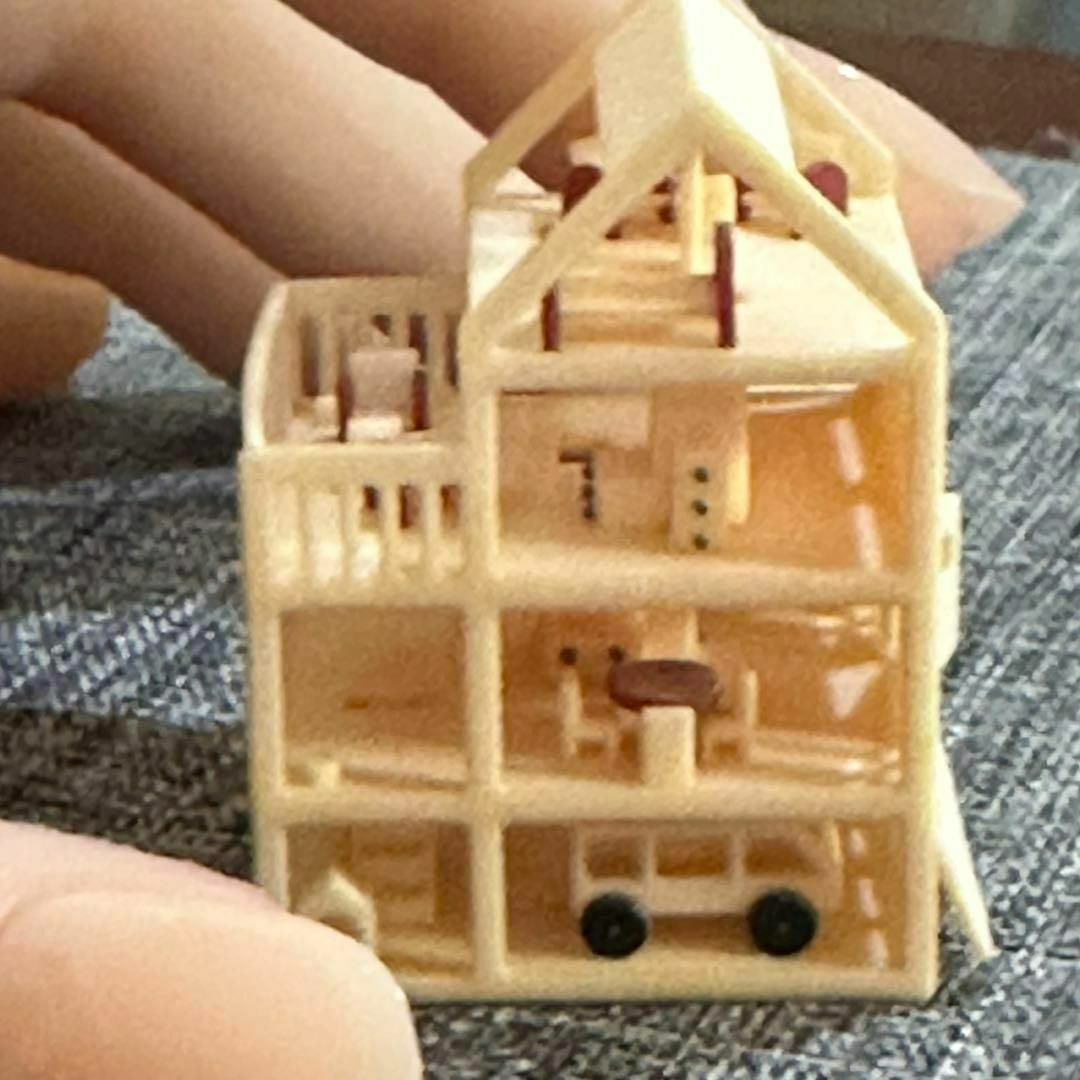 ミニチュア　ミニミニドールハウス7個　フィギュアに　1/64より小　ドールハウス ミニチュア ミニミニドールハウス7個 フィギュアに 1/64より小 ドール
