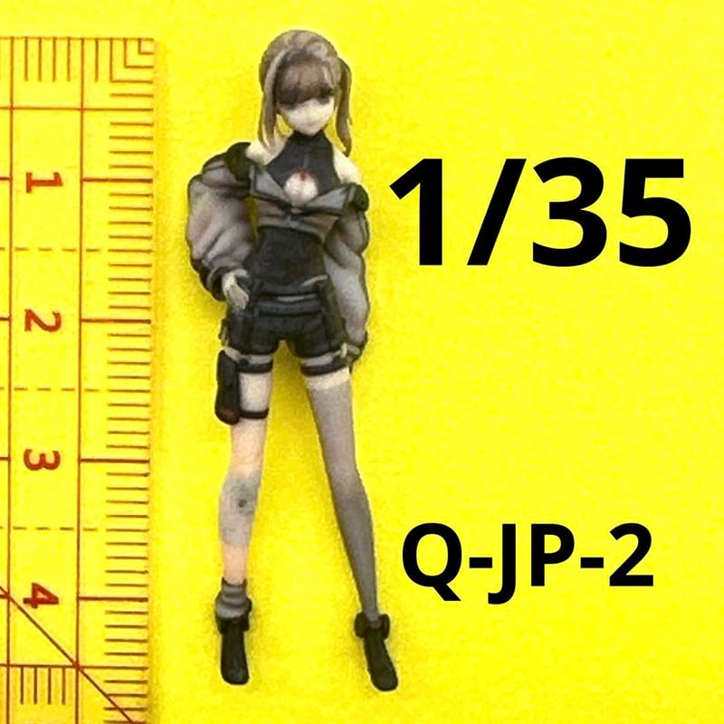 1/35 JK フィギュア2体　完成品　　1/64より大　ミニチュアイメージ 1/64☆jk2体☆フィギュア☆リアルフィギュア☆完成品