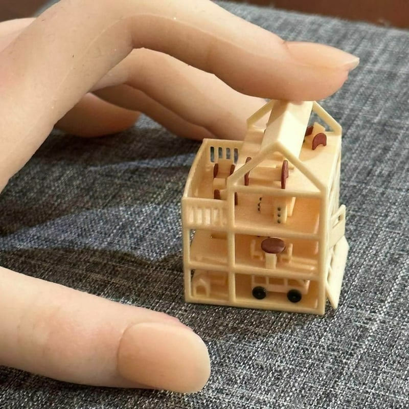 ミニチュア ミニミニドールハウス フィギュアに 1/64より小
