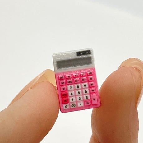 ミニチュア　電卓　ジオラマ　フィギュア　ドールハウスに　ドールハウスに　完成品
