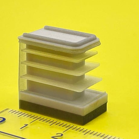 1/64 コンビニ　デザート棚　ミニチュア　フィギュアに　ジオラマ　住宅模型