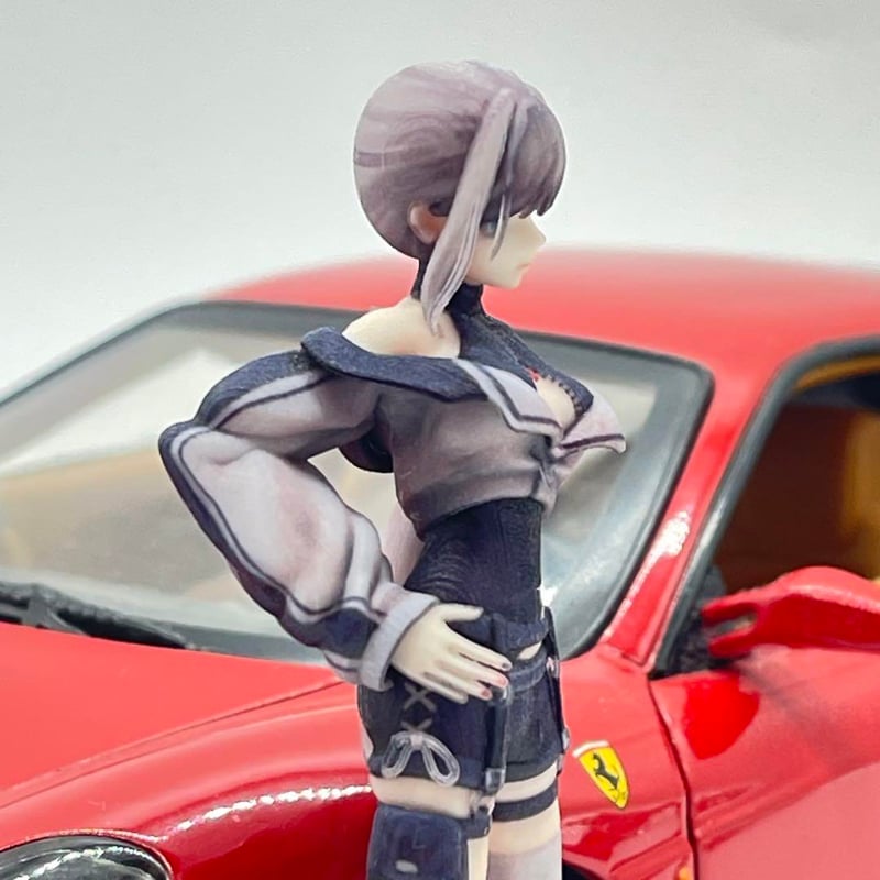 1/18 Q-JP-2 フィギュア 完成品 ミニカーに リアルフィギュア