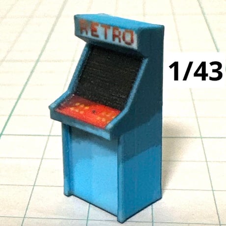1/43 レトロゲーム機　ゲーム機　ミニチュア　フィギュアに　３D