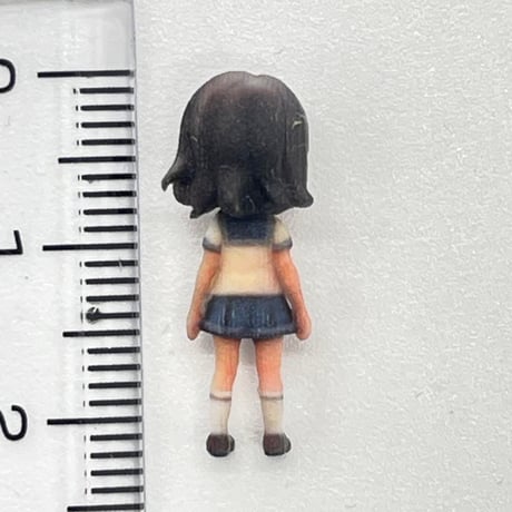 1/64 3DA-JK-001 フィギュア　女子高生　ミニカーに　完成品　ジオラマに　セーラー服　３D