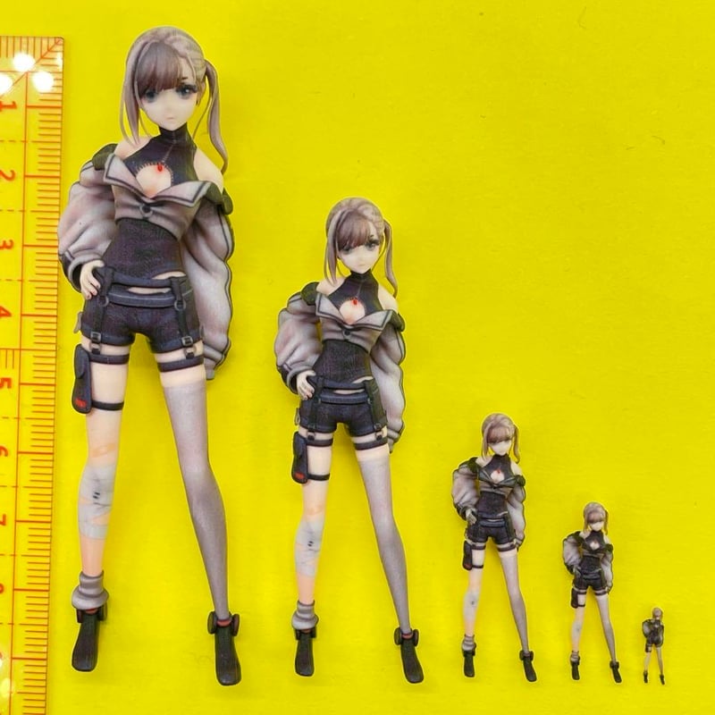 完成品 Q-JP-2 フィギュア5体 1/18 1/24 1/43 1/64 Nゲージ | ミ