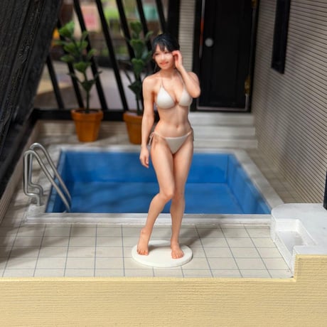 1/18 台付　3DA-FIG-5435 フィギュア　完成品　ミニカー　ジオラマ