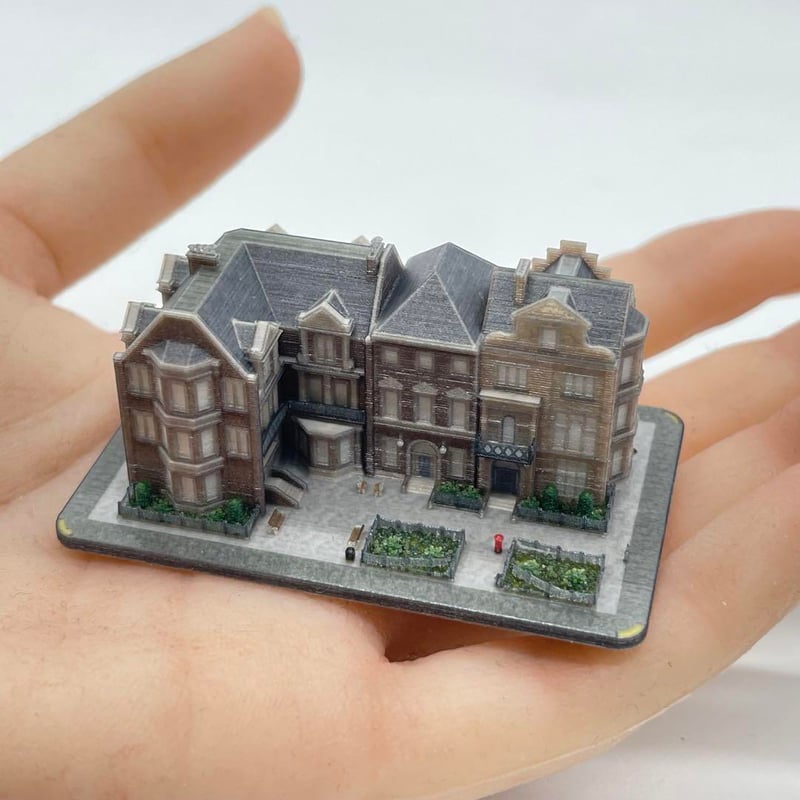 1/700 豪邸 お城 建物 フィギュア KT-001 住宅模型 1/64より小