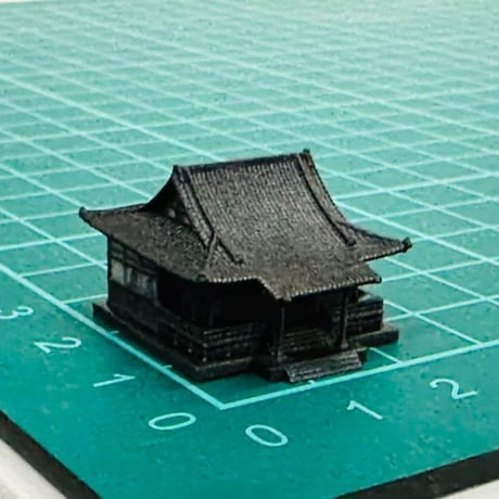 1/600★寺院★建物★フィギュアに★住宅模型　建築模型　ドールハウス★Nゲージより小★ジオラマに