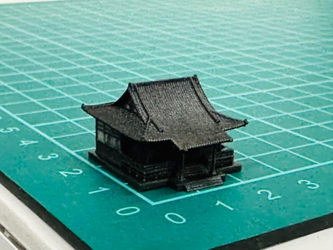 1/600☆寺院☆建物☆フィギュアに☆住宅模型 建築模型 ドール